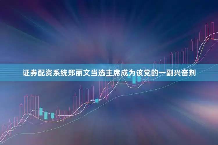 证券配资系统郑丽文当选主席成为该党的一副兴奋剂