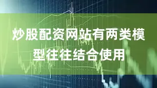 炒股配资网站有两类模型往往结合使用