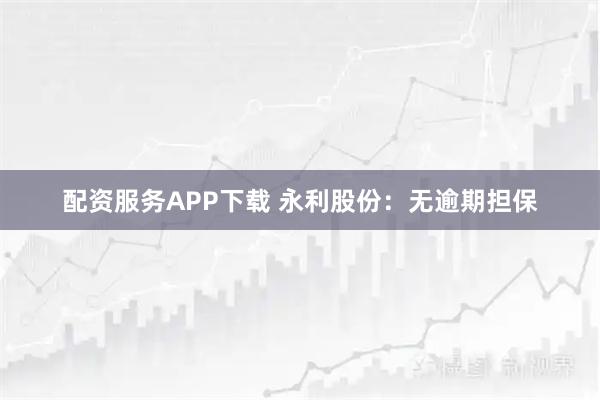 配资服务APP下载 永利股份：无逾期担保