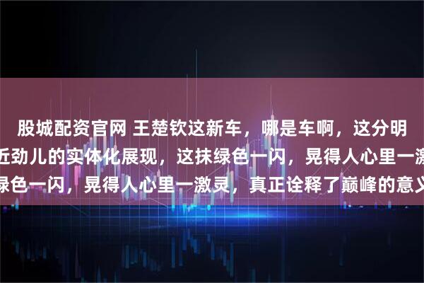 股城配资官网 王楚钦这新车，哪是车啊，这分明是他赛场上那股生人勿近劲儿的实体化展现，这抹绿色一闪，晃得人心里一激灵，真正诠释了巅峰的意义